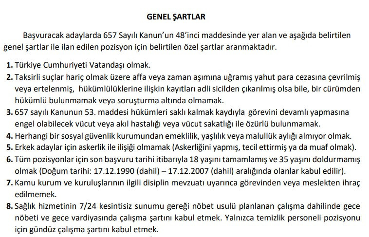 Hacettepe Üniversitesi KPSS puanıyla 48 sözleşmeli personel alacak!