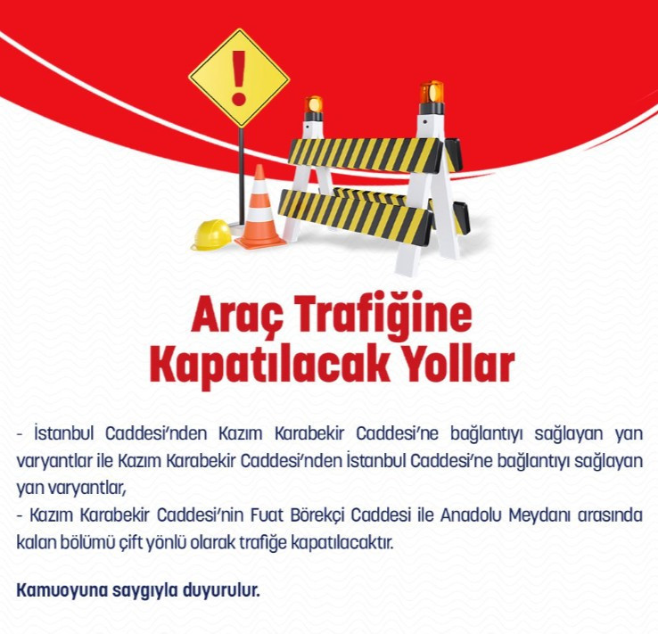 Ankara Emniyet Müdürlüğü 6 Aralık Cumartesi günü trafiğe kapatılacak yolları açıkladı! - Resim : 2