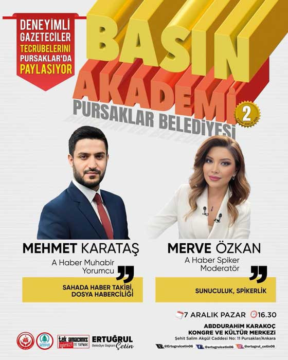 Pursaklar Belediyesi'nin düzenlediği Basın Akademi’de Final Zamanı!