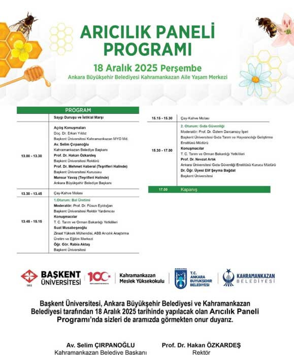 Kahramankazan Belediyesi'nden Arıcılık Paneli