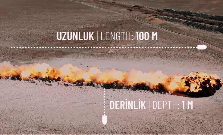 MKE ALPAY mayınlı arazileri tam isabet temizliyor