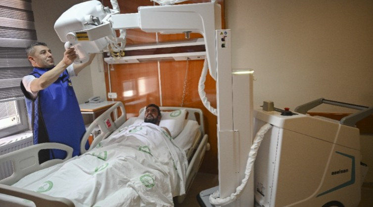 Başkentte yerli mobil röntgen cihazı hizmete sunuldu