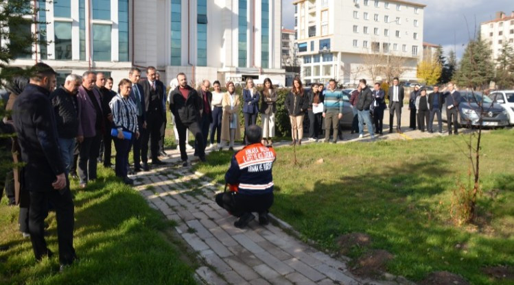 Kahramankazan Adliyesi'nde yaygın tatbikatı düzenlendi