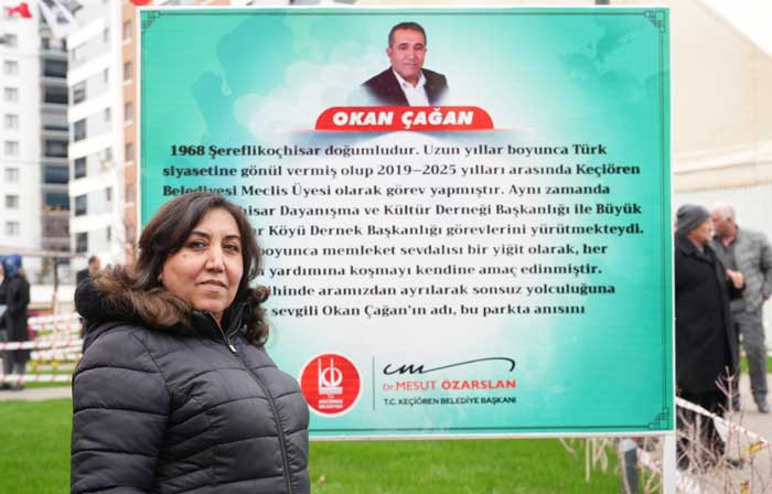 Keçiören Belediyesi Okan Çağan’ın ismini ölümsüzleştirdi!