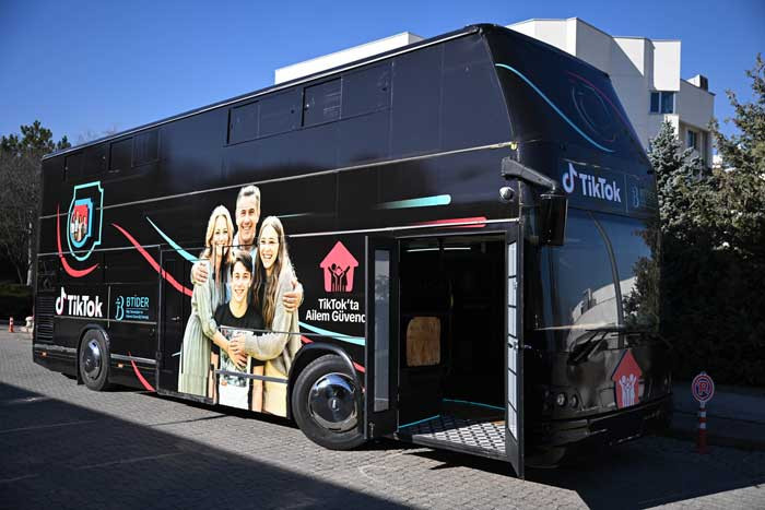 TikTok'ta Ailem Güvende Projesi eğitim otobüsü Ankara'dan yola çıkıyor