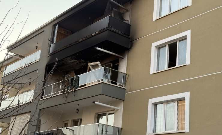 Çubuk'ta çıkan yangında kundaklama şüphesi iddiası araştırılıyor