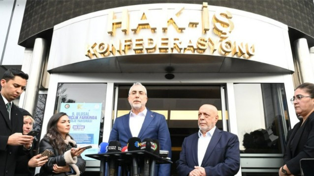 Bakan Işıkhan, TÜRK-İŞ ve HAK-İŞ başkanlarını ziyaret etti