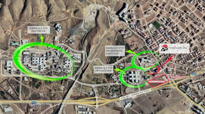 Kırıkkale'de üniversitenin dibinde modern yaşam projesi: AP Univercity - Resim : 3