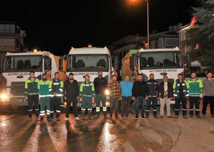 Keçiören Belediyesinden ilçe genelinde hijyen seferberliği