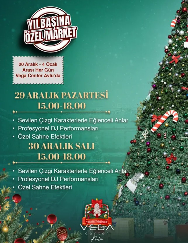 Vega Center Avlu'da yılbaşı coşkusu etkinliklerle sürüyor! - Resim : 2