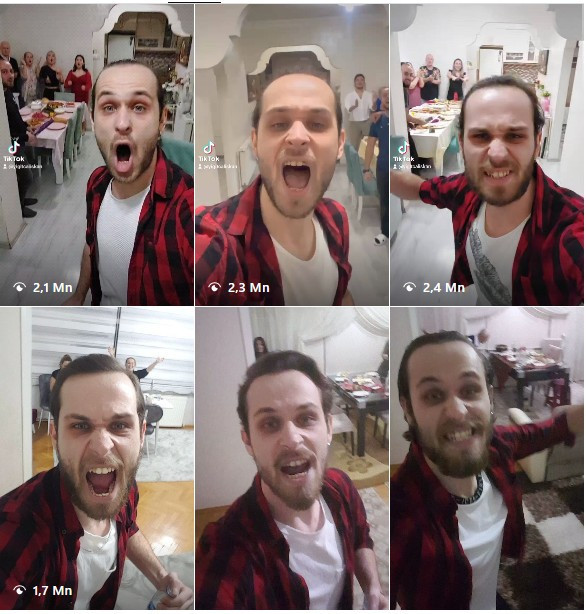 Yılbaşında geri sayım yapan adam instagram hesabı 2025: Yılbaşını hunharca kutlayan adam