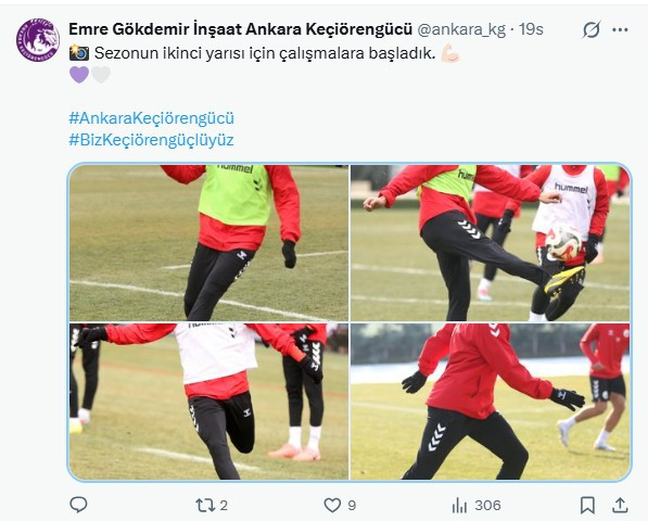 Emre Gökdemir İnşaat Ankara Keçiörengücü, ikinci yarının hazırlıklarına başladı