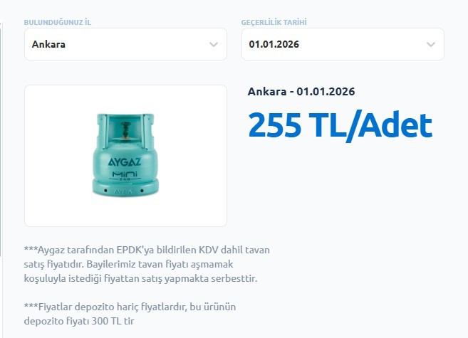 Ankara'da tüp fiyatlarına 2026 zammı duyuruldu: Ocakta tencere kaynatmak zorlaştı - Resim : 2