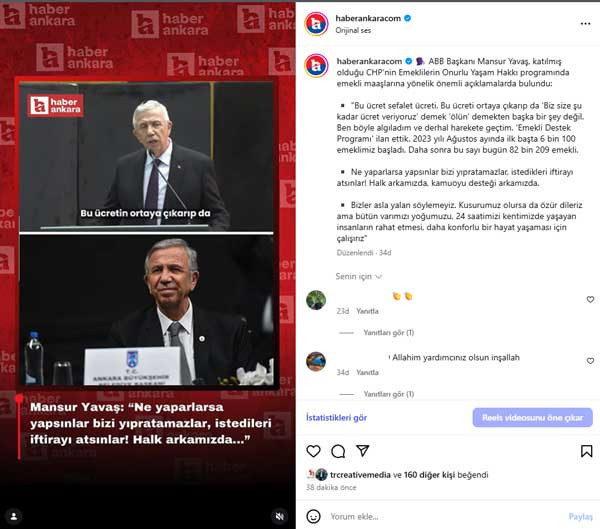 ABB Başkanı Mansur Yavaş: 'istedikleri iftirayı atsınlar! Halk arkamızda...'