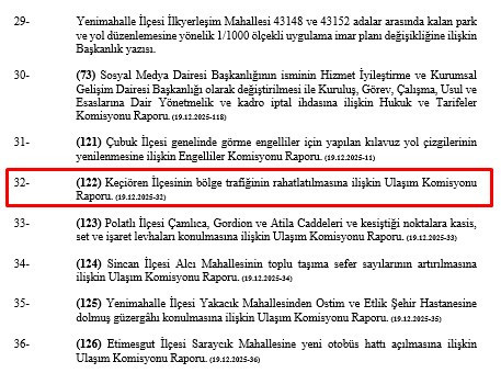 Sabah ve akşam trafik burada kilit oluyordu! ABB Meclisi yeni kararı duyurdu