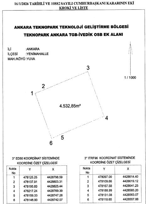 Yenimahalle'de bu alan Ankara Teknopark Teknoloji Geliştirme Bölgesi ek alanı ilan edildi! - Resim : 2