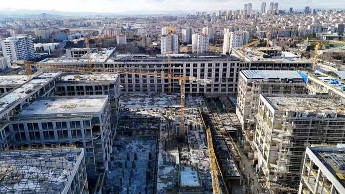 D&uuml;nyanın en b&uuml;y&uuml;k Adalet Sarayı, Ankara'da y&uuml;kselmeye devam ediyor! - Resim : 4