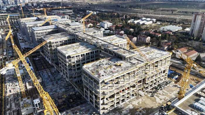 D&uuml;nyanın en b&uuml;y&uuml;k Adalet Sarayı, Ankara'da y&uuml;kselmeye devam ediyor!