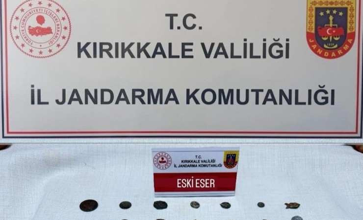Kırıkkale'de tarihi eser operasyonunda 1 şüpheli yakalandı