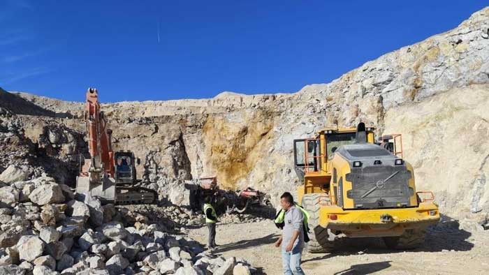 Çubuk'ta taş ocağında yaşanan iş kazasında yaralanan işçi hayatını kaybetti