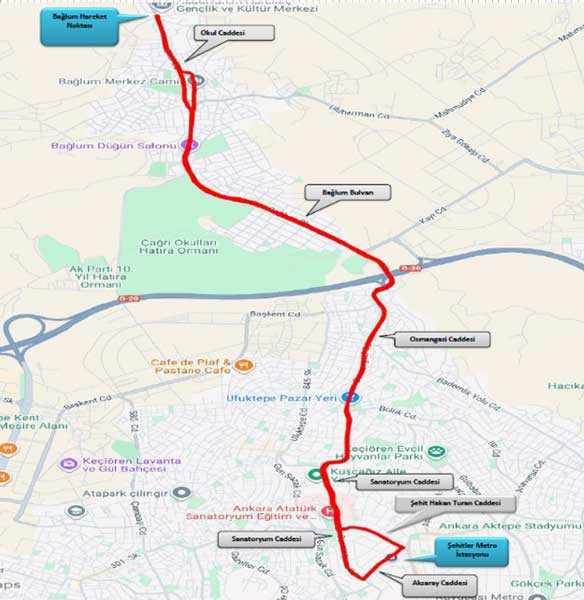 EGO'dan Keçiören ilçesine 2 yeni otobüs hattı tahsisi!