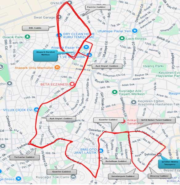 EGO'dan Keçiören ilçesine 2 yeni otobüs hattı tahsisi! - Resim : 2