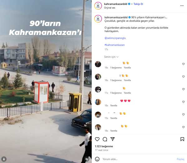 Kahramankazan Belediyesinden nostalji: '90'ların Kahramankazan'ı'