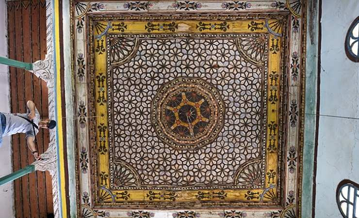 Ankara'nın eski köy camilerinin süslemeleri görenleri hayran bırakıyor