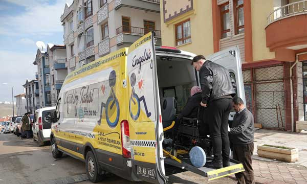 Keçören Belediyesinden engellilere özel ücretsiz taksi hizmeti!