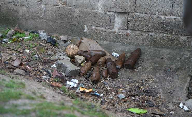 Kırıkkale'de çocukların oynadıkları cisimler top mermisi çıktı