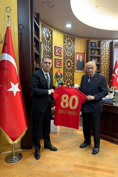 Gençlerbirliği Başkanı Haydar Arda Çakmak'tan Devlet Bahçeli'ye ziyaret