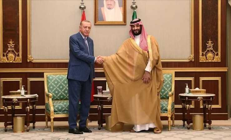 Cumhurbaşkanı Erdoğan ile Suudi Arabistan Veliaht Prensi Selman görüşmesi yapıldı