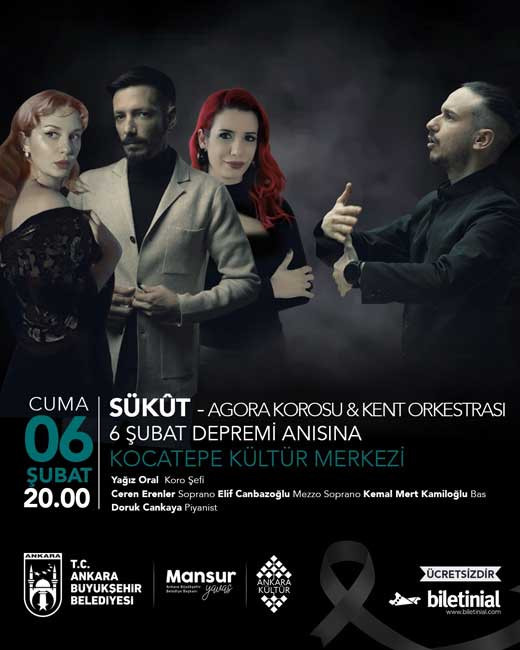 Ankara'da 6 Şubat depremi anısına, ABB özel konser düzenleyecek!