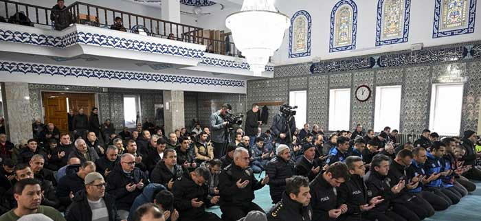 Ankara EGM, 6 Şubat depremlerinde vefat edenler için mevlit okuttu