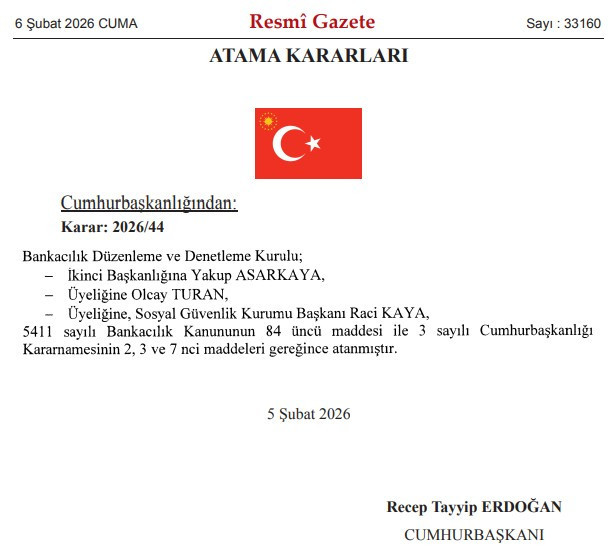 Cumhurbaşkanı Erdoğan'dan yeni atamalar: SGK Başkanı değişti!