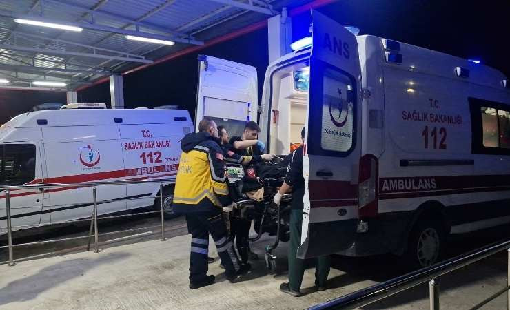 Çorum'da sobadan sızan gaz nedeniyle yaşlı çift hastanelik oldu