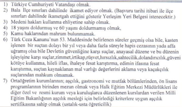 Başkentte sosyal yardımlaşma ve dayanışma vakfına geçici işçiler alınacak