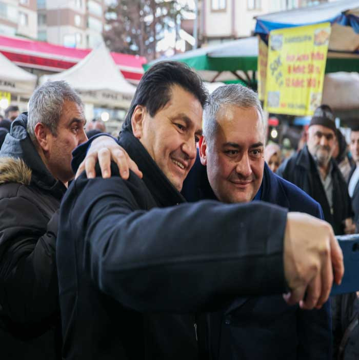 Keçiören Belediye Başkanı Özarslan, Ufuktepe Semt Pazarı'nı ziyaret etti - Resim : 3