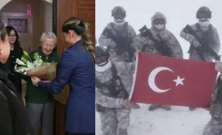 Ankaralı Hatice Güner’in ördüğü boyunluklar Mehmetçiğe ulaştırıldı