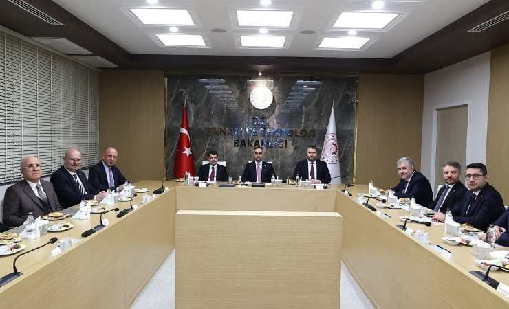 Sanayi Bakanı Mehmet Fatih Kacır’ın ev sahipliğinde Ankara görüşüldü