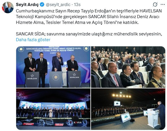 ASO Başkanı Ardıç, SANCAR için düzenlenen temel atma törenine katıldı