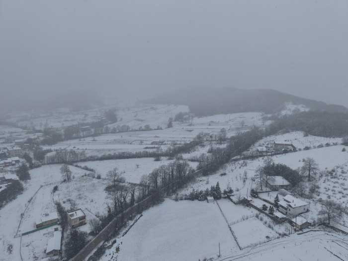 Samsun-Ankara yolunda kar yağışı etkili oldu