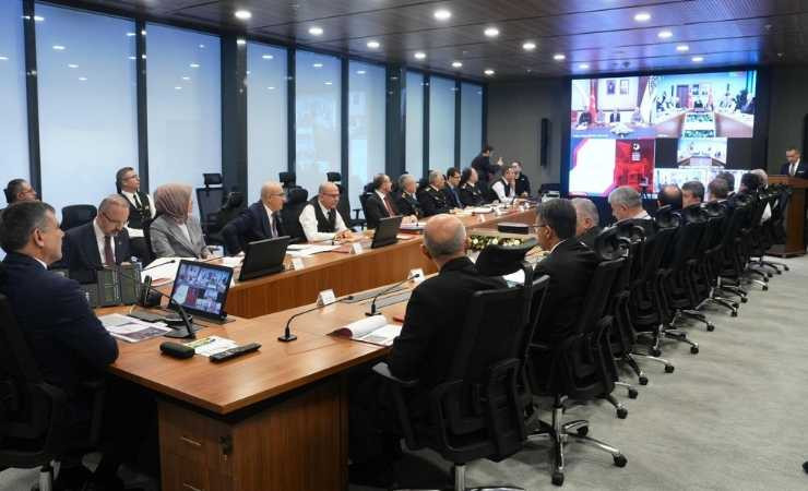 İçişleri Bakanlığı'nda Sınır Güvenliği Toplantısı yapıldı