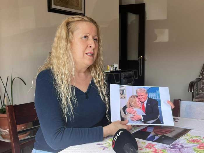 Ankaralı Necla Özmen'den babası olduğunu iddia etttiği Trump'a uyarı