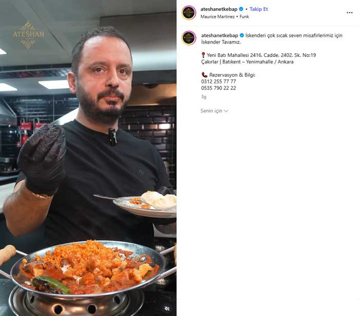 Ankara dönerinin en lezzetlisi burada: Sıcak severlere İskender tava!