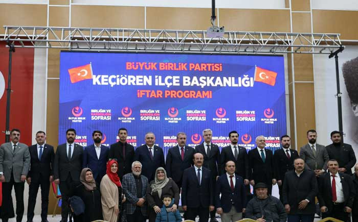 Keçiören Belediye Başkanı Özarslan, BBP tarafından düzenlenen iftar programına katıldı - Resim : 2