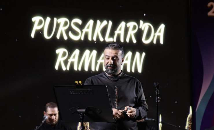 Pursaklar Belediyesi'nin Ramazan etkinliklerinde Hasan Bayar sahne aldı