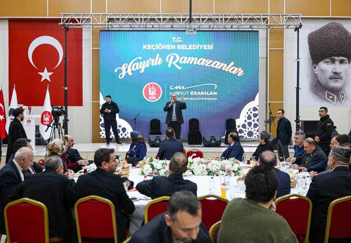 Keçiören Belediye Başkanı Özarslan, berberlerle iftar sofrasında buluştu - Resim : 3