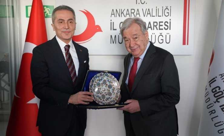 Ankara İl Göç İdaresi Müdürlüğü, BM Genel Sekreteri Guterres'i ağırladı