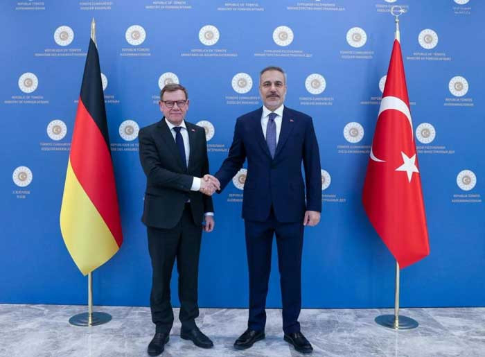 Bakan Fidan, Alman mevkidaşı ile Ankara'da bir araya geldi